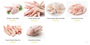 high-quality frozen chicken and chicken parts from Brazil to Russia, China